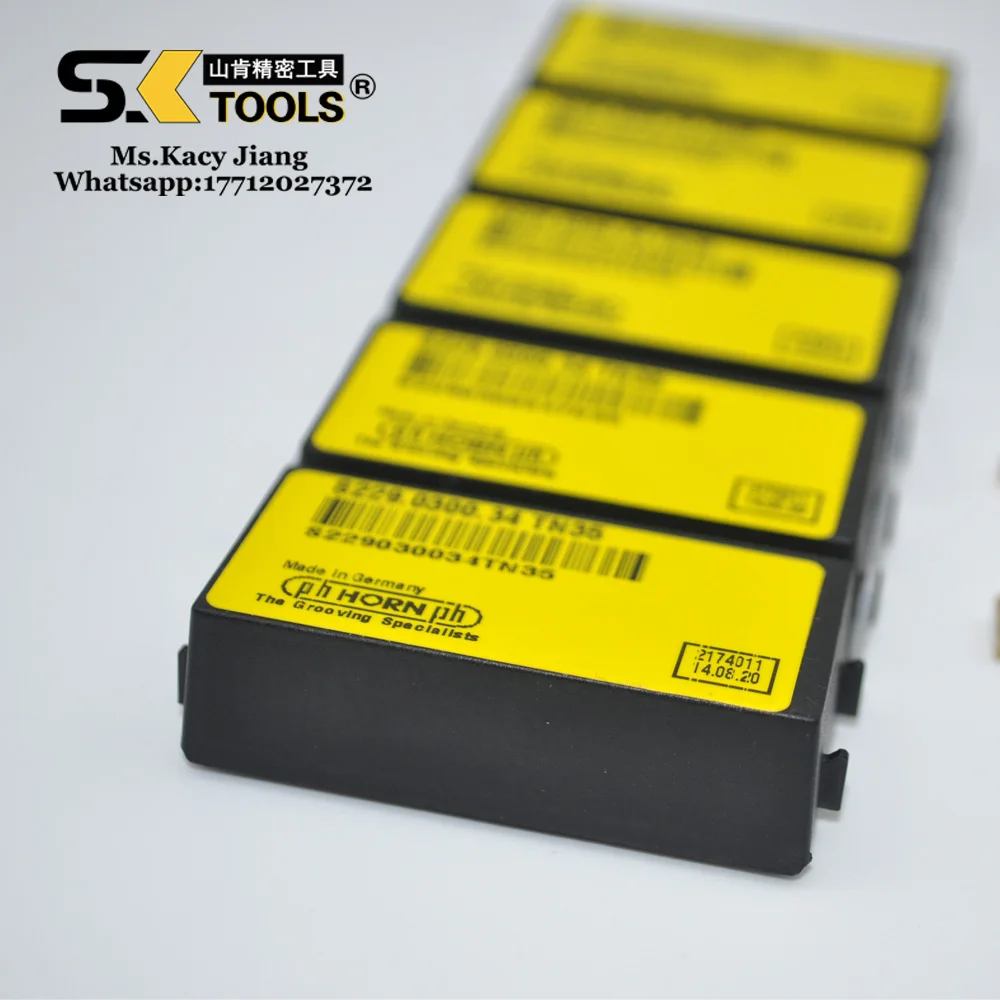 1PC New and Original Ph Horn S229.0300.34.TN35; Horn 229.0015.30.TN32 Grade TN35 Turning and Grooving Inserts for CNC Metal