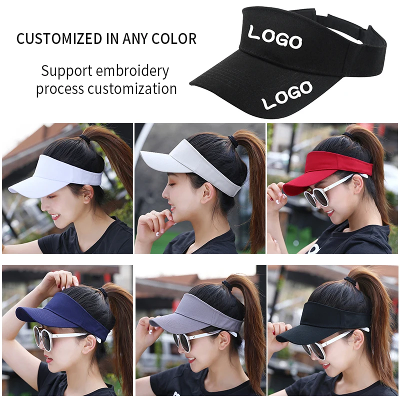 Wholesale Oxford Cotton Premium Tennis Cap Baseball Cap Sports Hat with Custom Embroidery Logo empty top