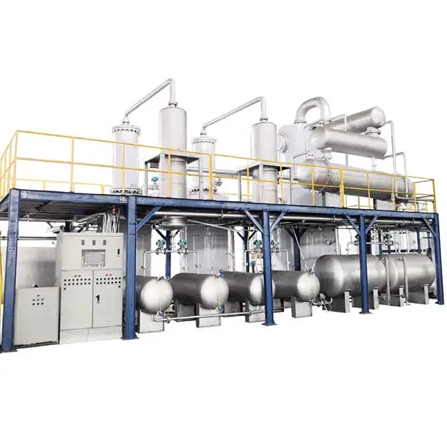 2024 NEW Factory sell Base oil distillation plant Waste oil to base oil refining machine