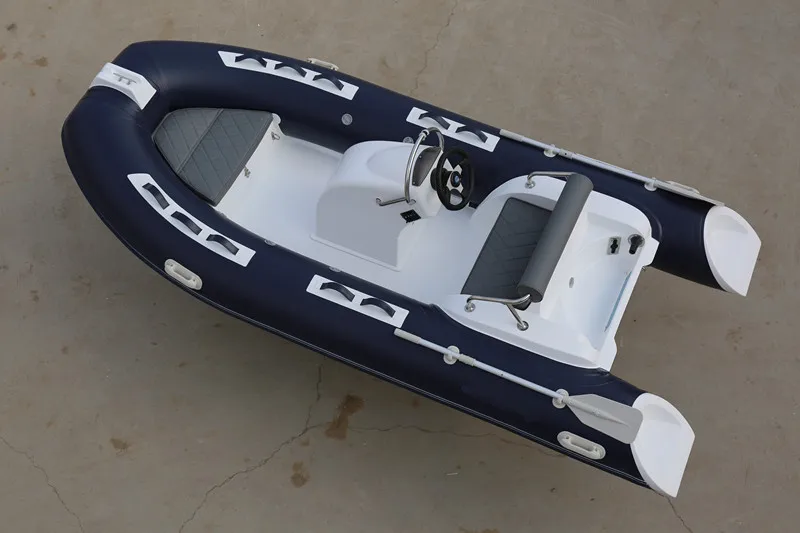 RIB Inflatable Boat with PVC tube and fiberglass hull Pvc Fabric Inflatable Boat