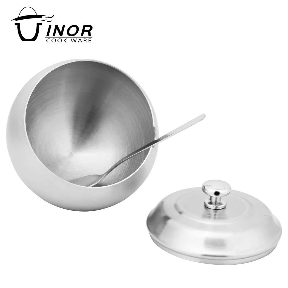 buffet service cooking tools small indian seasoning spice box with lid