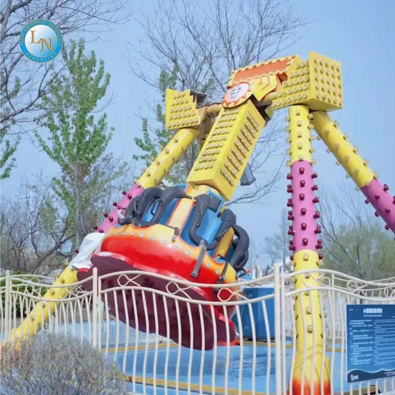 LINO Factory Swing Game Kids Attraction Amusement Park Equipment Mini Pendulum Frisbee Rides