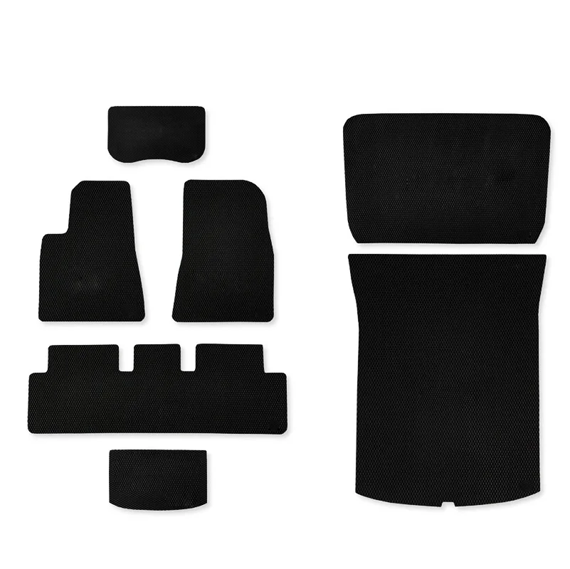 Прочные водонепроницаемые автомобильные аксессуары сотовые коврики для пола Tesla Model 3