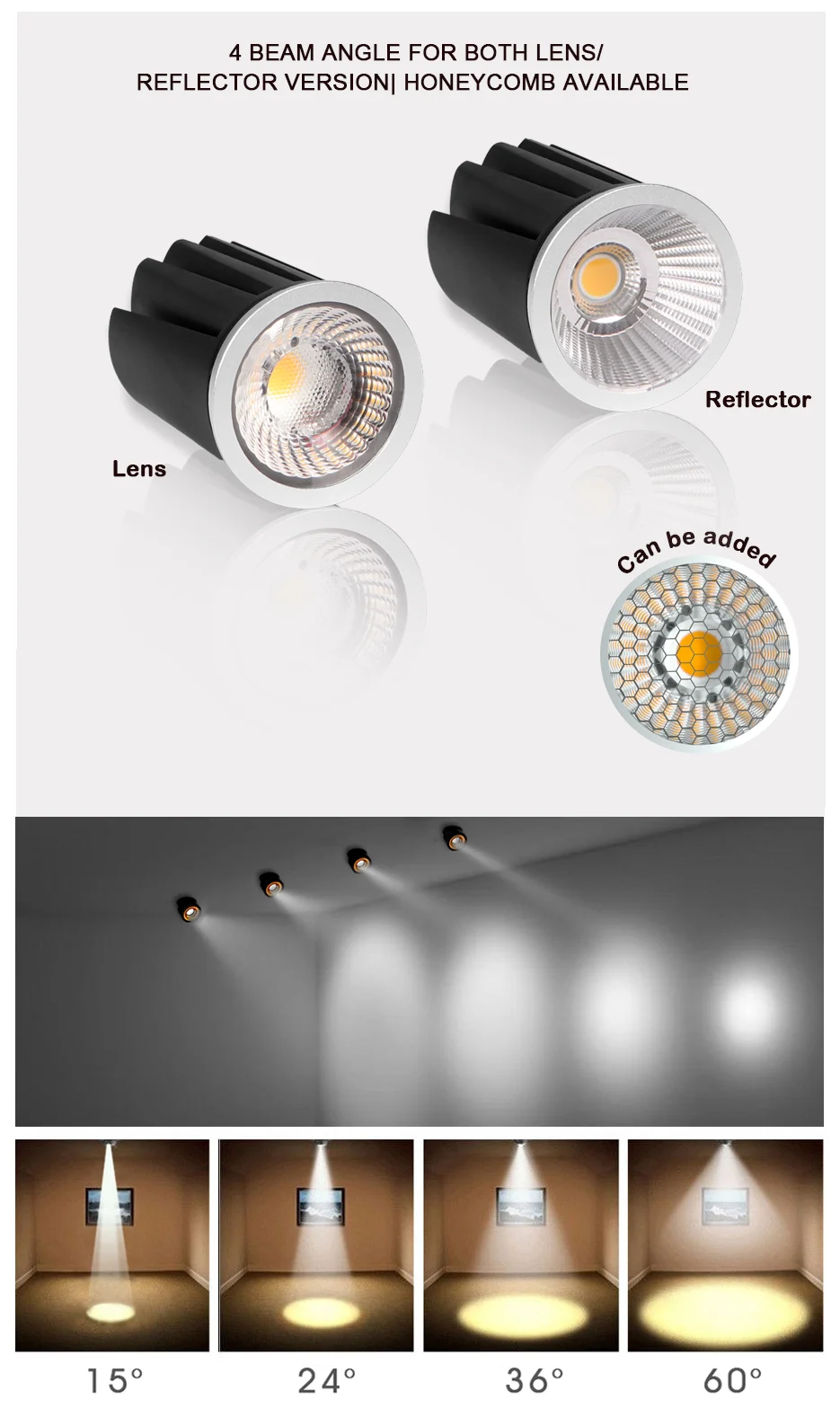 9W 12W sunlike mr16 module 300MA 36V IP65 DALI DTW Dimmable CRI90 COB LED MR16 Module Spot
