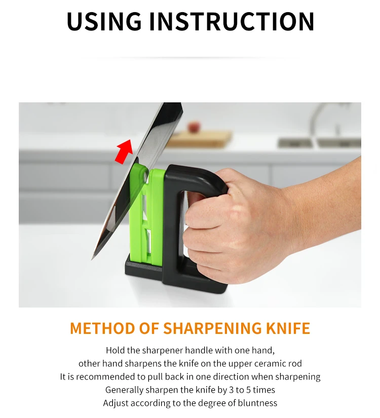 knife sharpener 2 stage and scissors adjustable angle machine