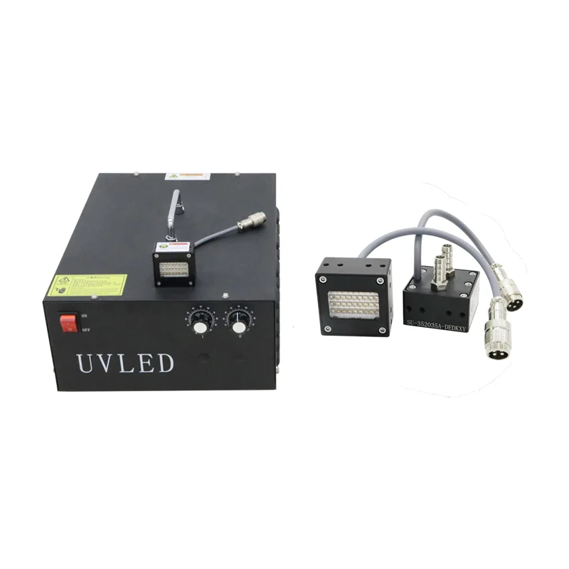 3520 Small UV LED Curing Lamp System for Ink Pre-curing in Coding Printers 90-120W Continuous Current Source