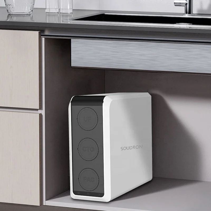 SOUDRON Flow Direct Drinking 3 Stage RO Membrane Filter Water Systems Cartridge Ultrafiltration Water Purifier