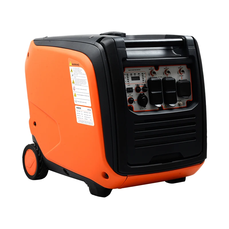 Hwasdan 4Kw 4 Kva 4000W 4500 Watt 4000 Watts 4500W portable silent inverter gasoline generator for Camping