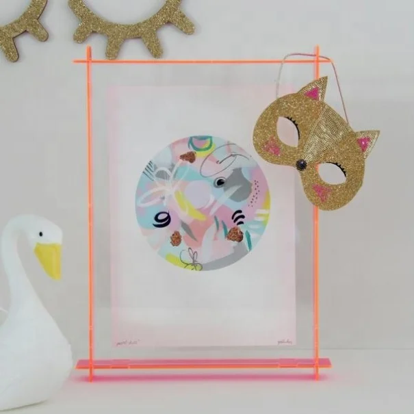 Квадратная акриловая фоторамка для теней, цветная акриловая фоторамка