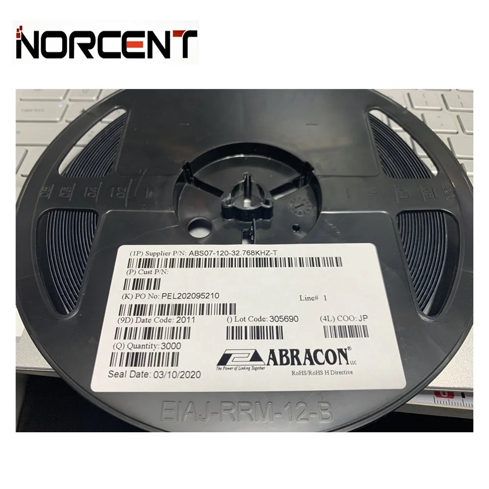 (Electronic Components)ABS07-32.768KHZ-9-1-T CRYSTAL 32.7680KHZ 9PF SMD