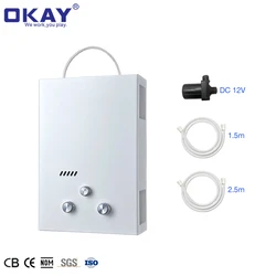 AGA Portable Propane Parking Car LPG Hot Travel Camping Hot Water Heater 12v portable water heater 18gal propane water