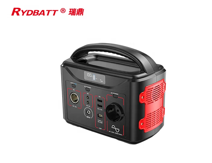 High capacity lifepo4 battery power station 300W solar generator solar system DC AC charger rechargeable portable power station