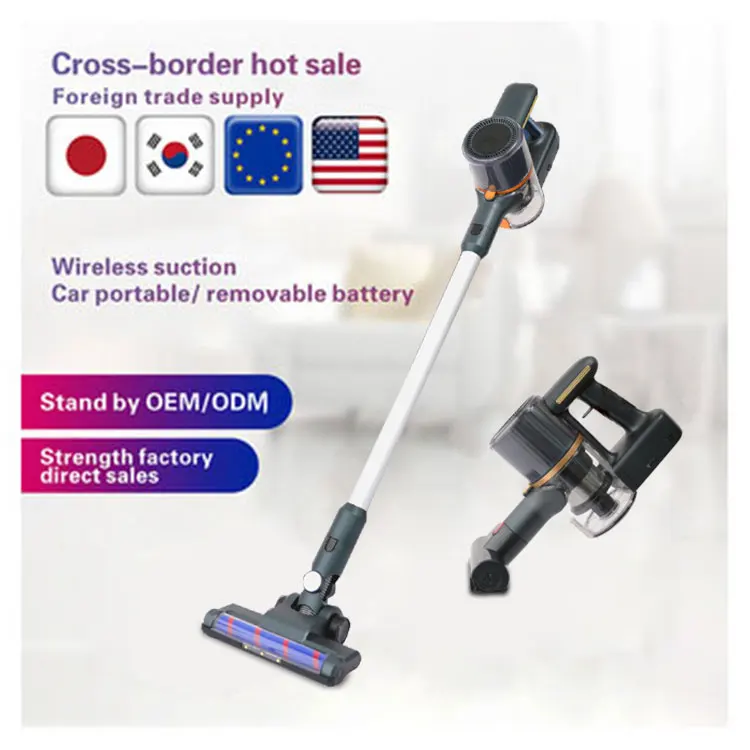 Hot Portable Rechargeable Cordless Vacuum Cleaner with LED Wireless Handheld Stick Mite Vacuum Cleaner For Bed Sofa