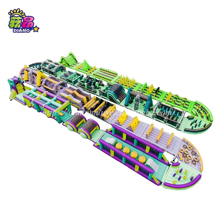 Factory direct sales Lowest Price inflatable mini golf course for sale customized obstacle Customized