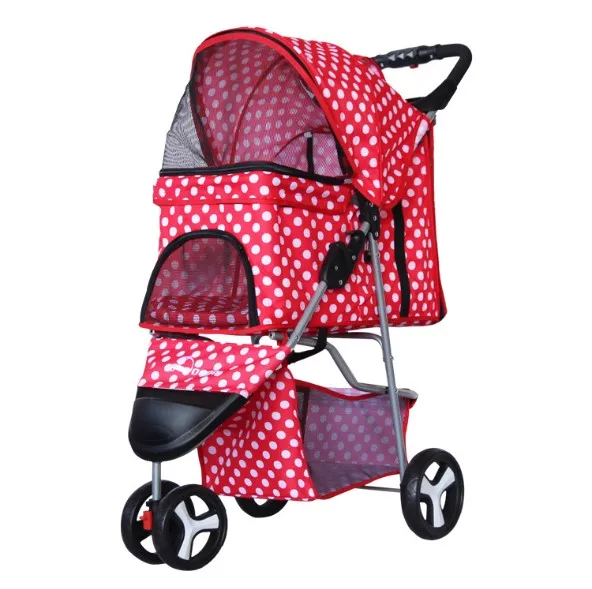Three Foot Doll Stroller and Outdoor Travel Pet Trolley  with Multi Windows