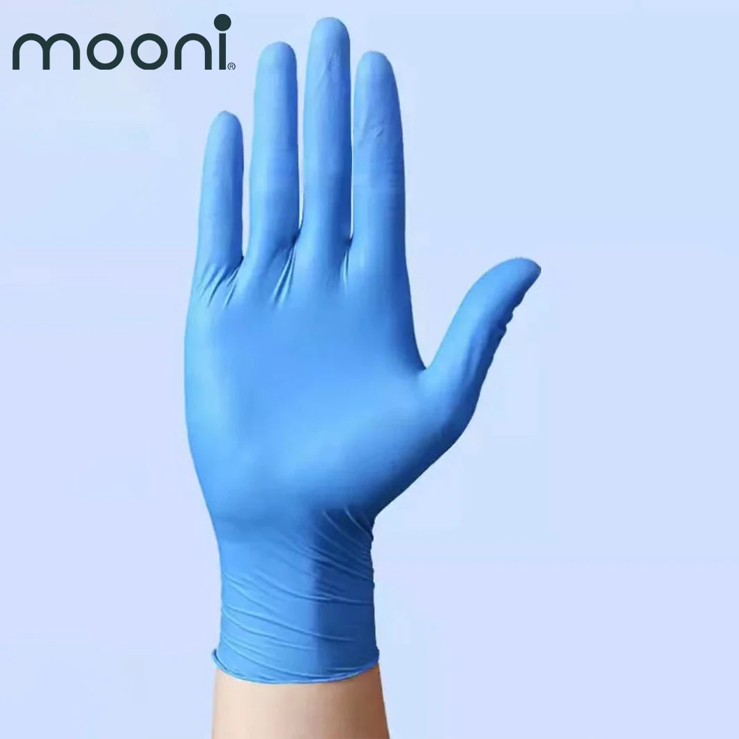 Blue Defender Safety Nitrile Examination Gloves Grade Chemo-Rated Powder Free Compound Vinyl Gloves