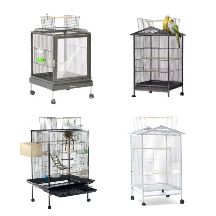 Fine iron material	Manufacturer wholesale	 bird house	stainless steel bird parrot cage	papagaio ar drone	bird cage breeding