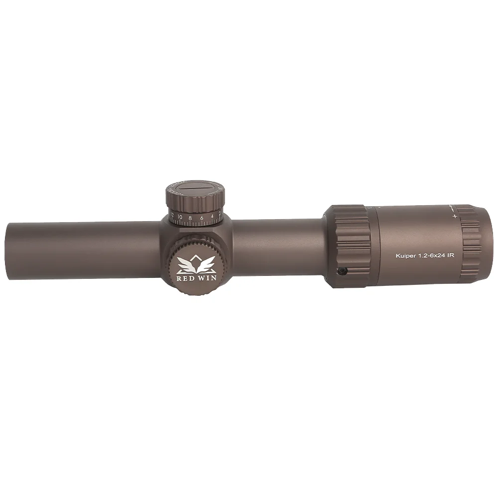 Тактический прицел Red Win изображение 5 уровней красный и зеленый свет Kuiper 1 2-6x24 SFP LPVO охотничий