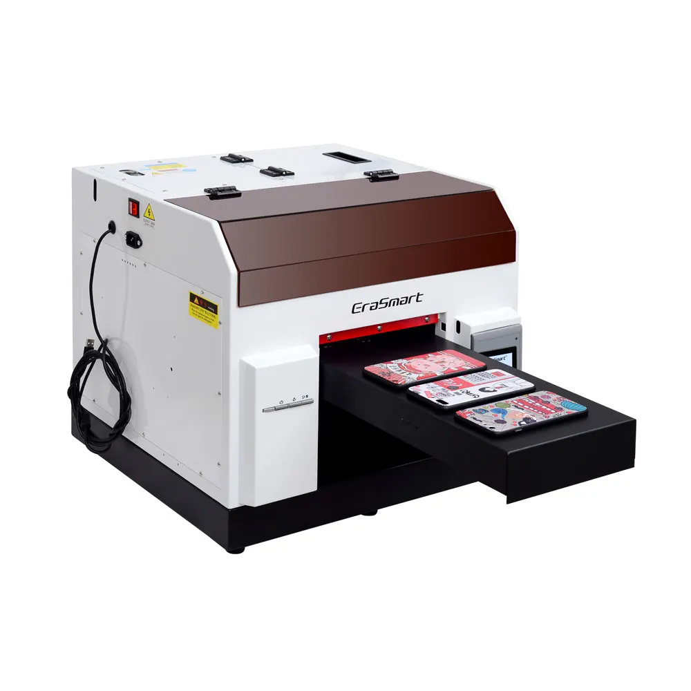 Factory Direct Sell A3 A4 digital Inkjet UV Printer for UV Dtf Flatbed Printer Phone Case Metal Ball UV Dtf Sticker Printer