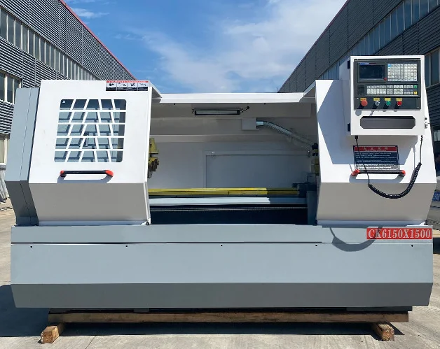 Hot Sale Flat Bed Lathe CNC Turning Machine CK6140 CK6150 For Metal Processing