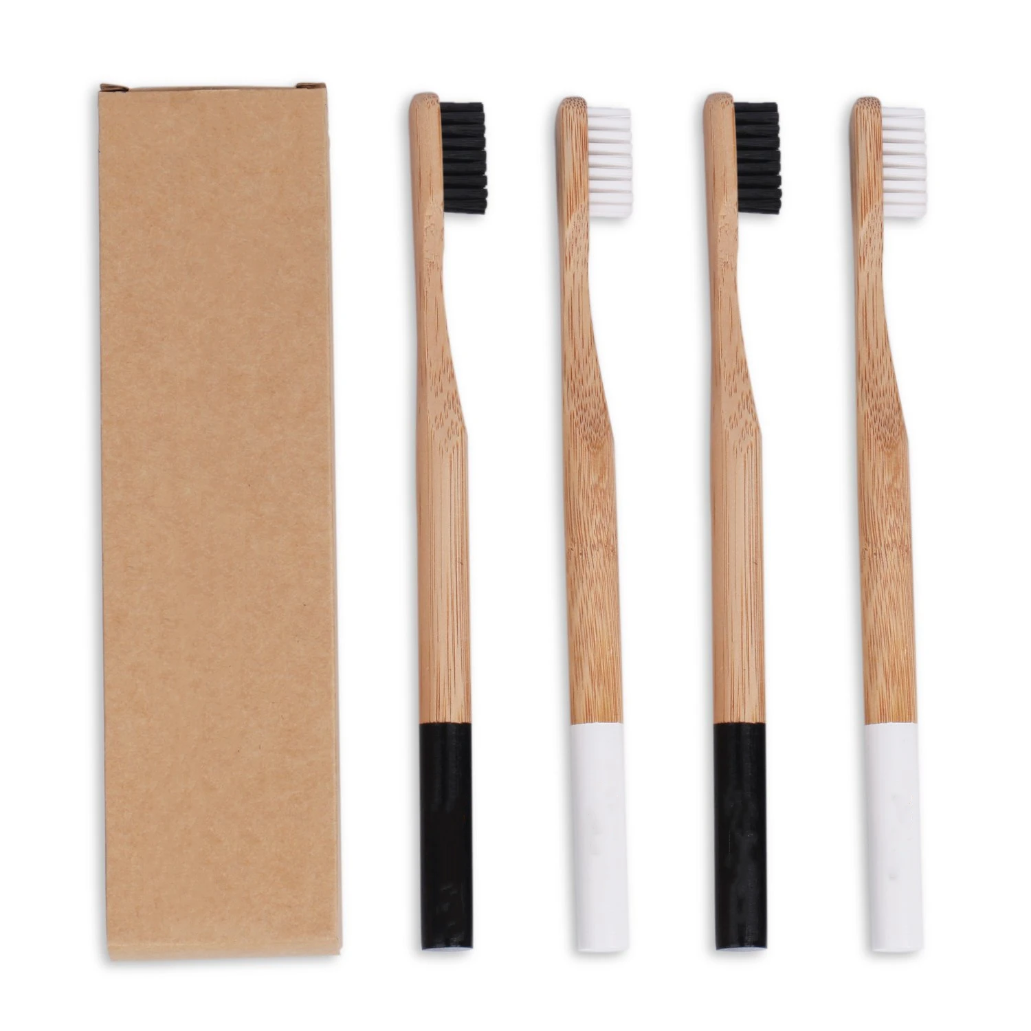 Eco-friendly Colorful Bamboo Toothbrush Wooden Toothbrush Adult Toothbrush with individual box