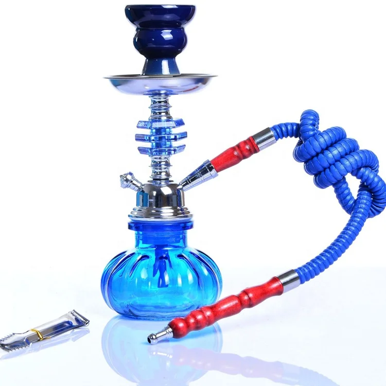 2021 wholesale Factory direct cheaper Arabian glass hookah shisha Small Hookah Finished Set hookah shisha set