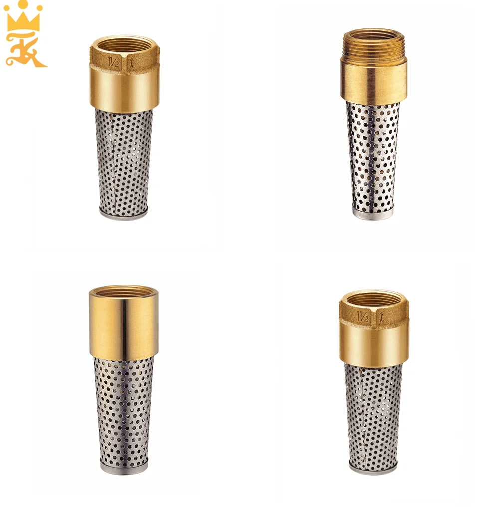 OEM customized brass foot valve brass Forged Foot Valve