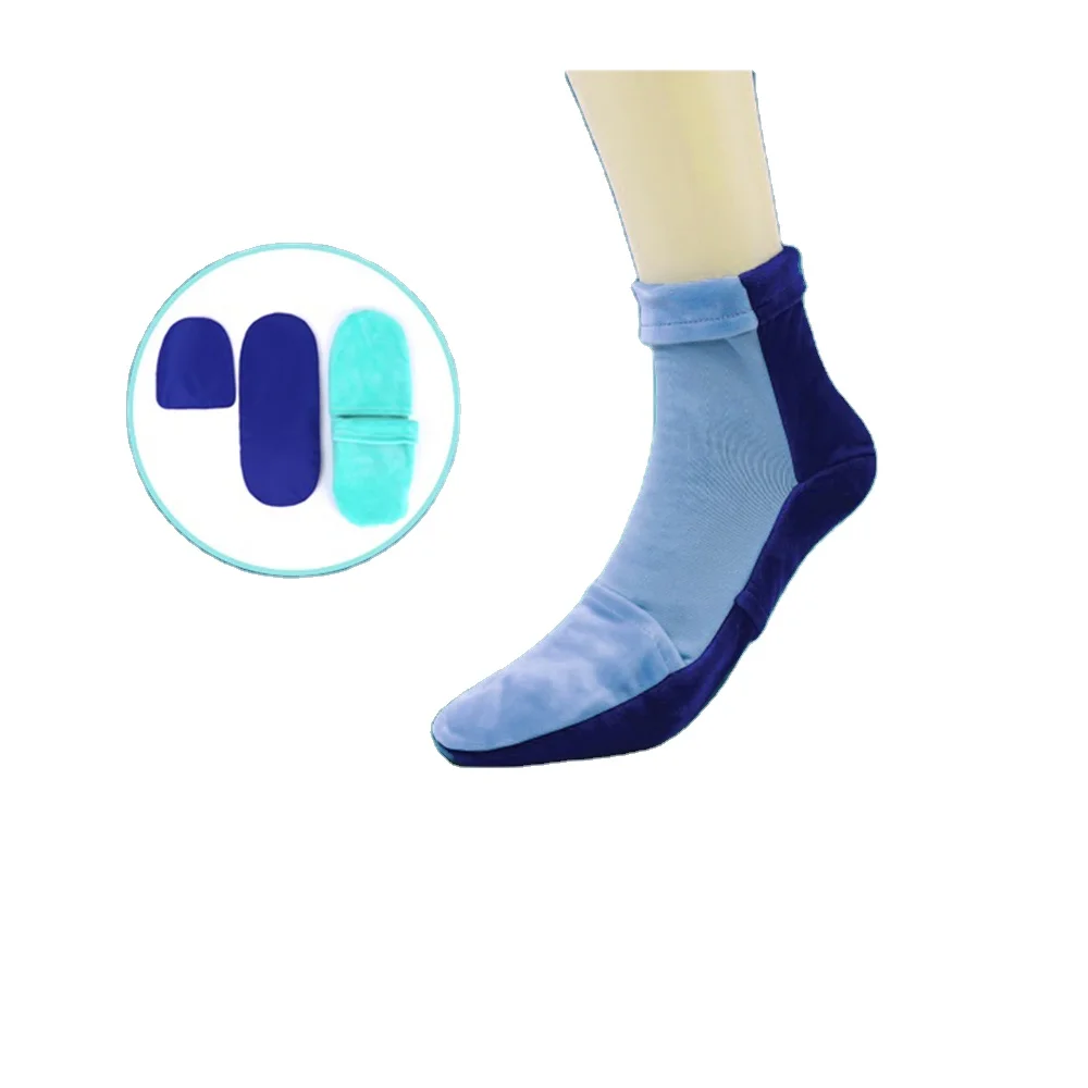 Cold Therapy Socks with Reusable Gel ice Post Partum Foot Pain Relief Factory Made Wholesale hot Hot Sale