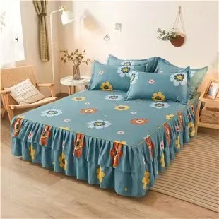 Velvet Bed Sheet Set Fitted Cotton,Home Textile High Quality Woven Wholesale Cheap Luxury Comforter Set / Bedding Set/bed Sheet