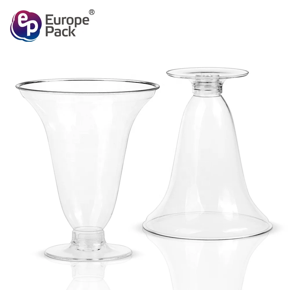 Factory wholesale food grade special disposable plastic customized wine cocktail cup