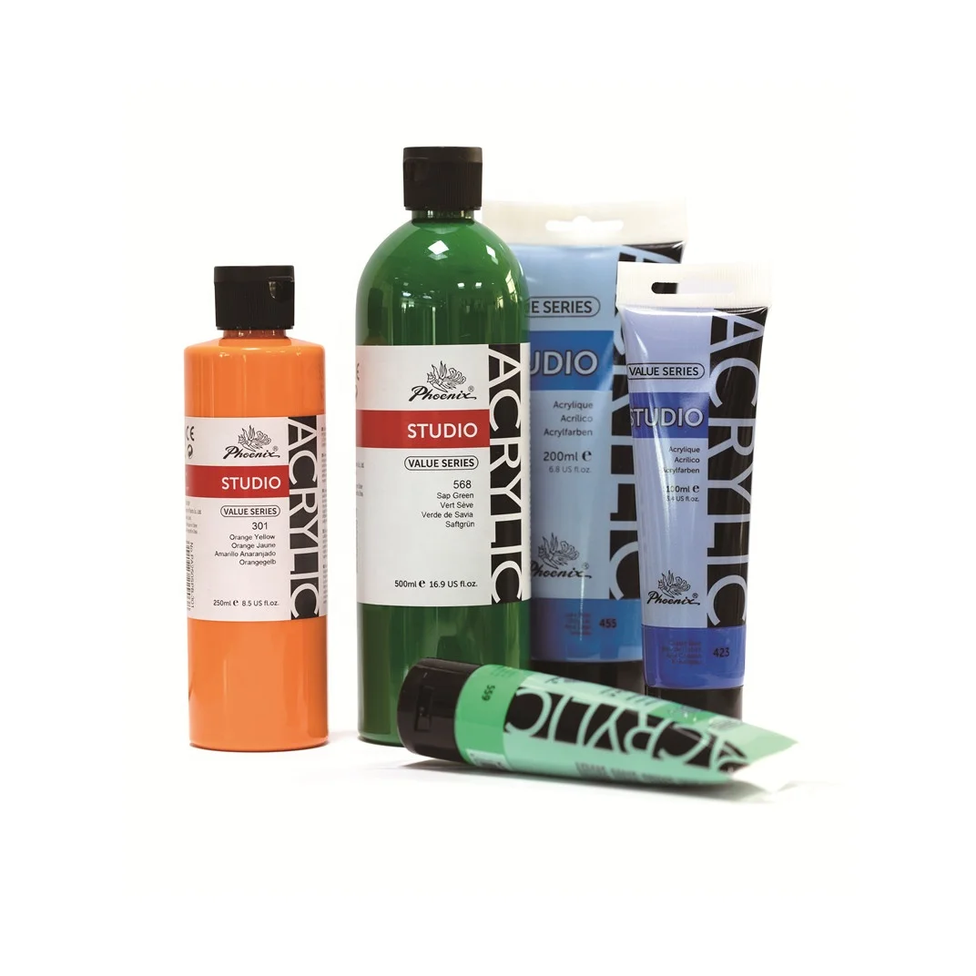 Acrylic paint Best Selling Value Series Acrylic Colors  Paints 200 Ml  For Students And Leisure Arts