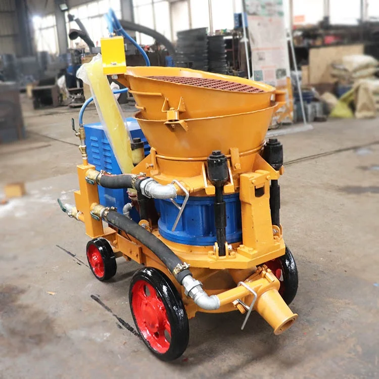 Supply spz-5 air motor anti-explosion dry shotcrete spray concrete gunite machine