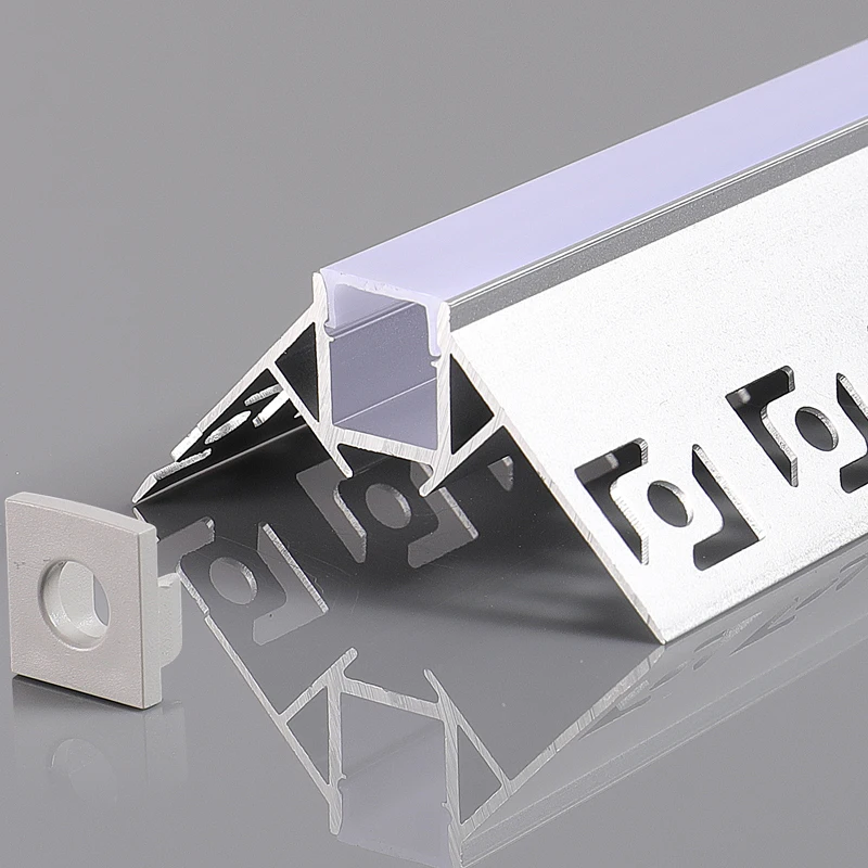 Buy Recessed Aluminium Profile Curved Extrusion Product Aluminum Led Ceiling Light For Cabinet Or Shelf Or Desk Lighting