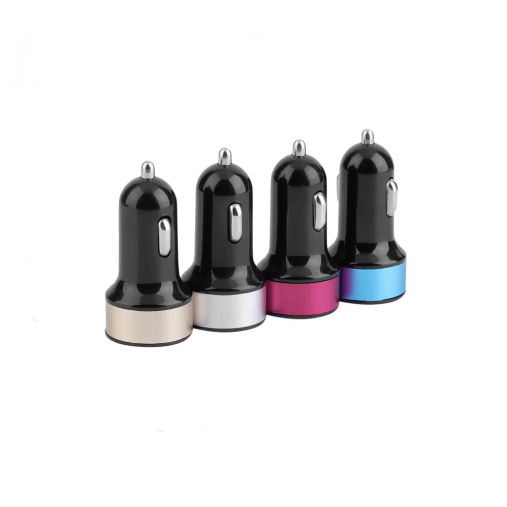 12W Car Charger USB A Fast Charging [Mini & Compact] Phone Car Charger Dual Port Adapter USB Charger