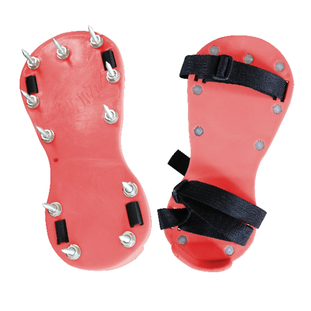 Garden Tool  Shoes Adjustable binding Straps Heavy Duty Lawn Aerator  Spiked Shoes