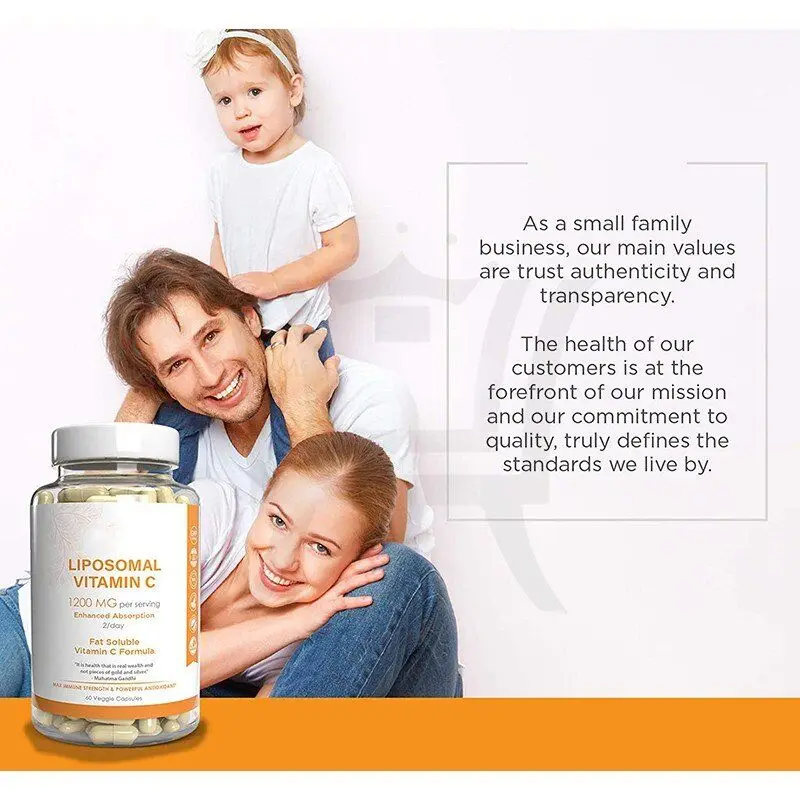 Liposomal Vitamin C Capsules High Absorption VIT C Immune System Support Ascorbic Acid Supplement customized OEM