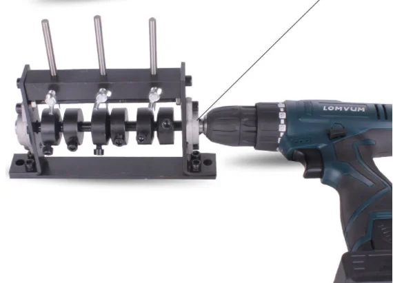 High quality factory price 6 Wheels Wire Stripping Tool  Hand Crank Copper Wire Stripper Machine