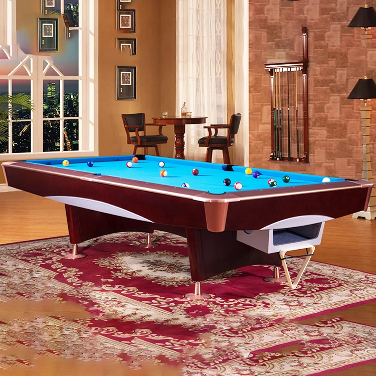 Indoor game table and 9-Ball billiard table with reasonable wholesale price are for family use
