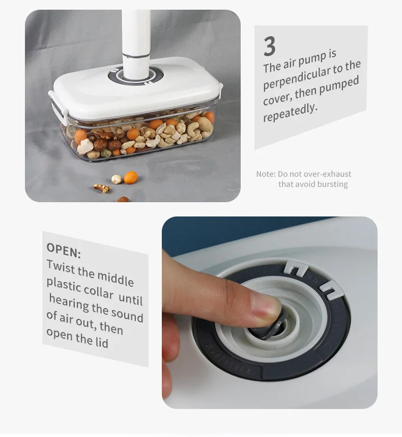 Hot sale New Mini Handheld Vacuum Food Sealer Pump Portable Vacuum Sealing Machine Type C Rechargeable Water Extraction