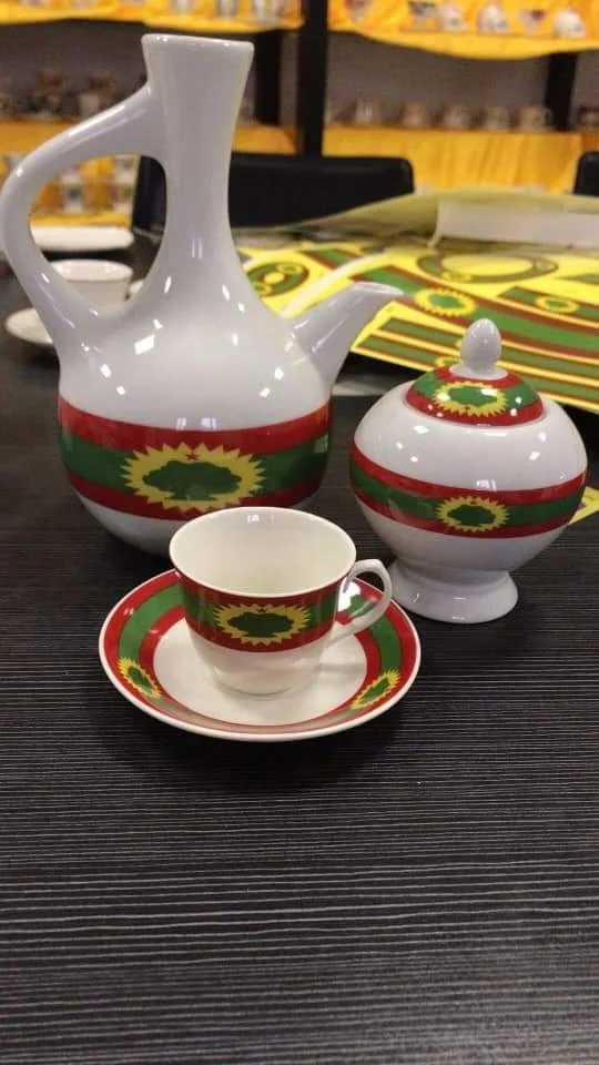  Оромо флаг дизайн кофейник набор с