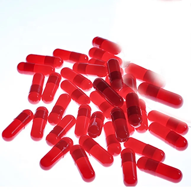 Empty clear hard gelatin capsules pharmaceutical customized size 00 0 1 2 3 4