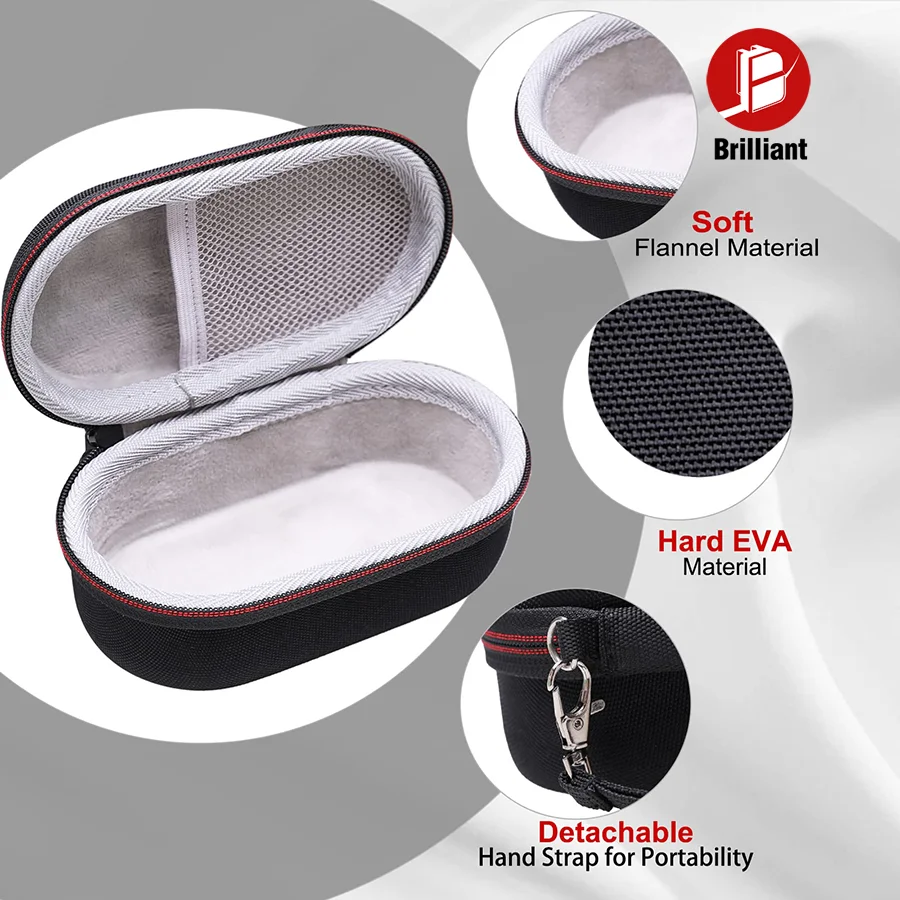 Buweilian EVA Hard Travel Case for Razer Deathadder V2 X V2 Pro V3 Viper V2 Pro V3 Ultimate HyperSpeed Wireless Mouse