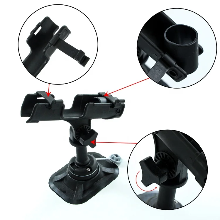 Adjustable Plastic Kayak Fishing Rod Holder Mount Rod Holder For Kayak