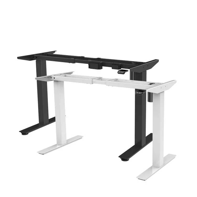 NewStyle Dual Motor Sit Stand Desk frame with 3 stage Sit-Stand Motorized Adjustable Height Table Legs T Legs
