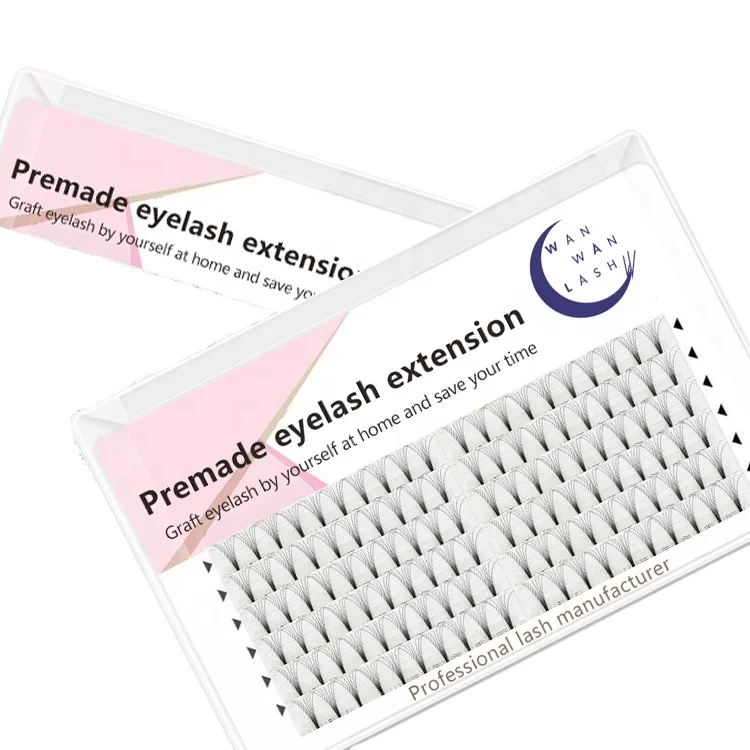premade fans cashmere russian volume lashes fan l/xl tray eyelash extensions vietnam .03