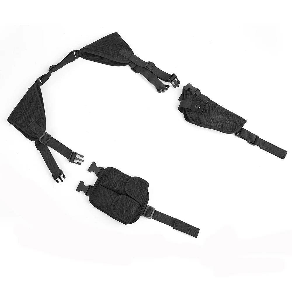 Наплечная кобура для пистолета, нейлоновая кобура для улицы, тактическая кобура, высококачественная ткань, легкая, дышащая кобура