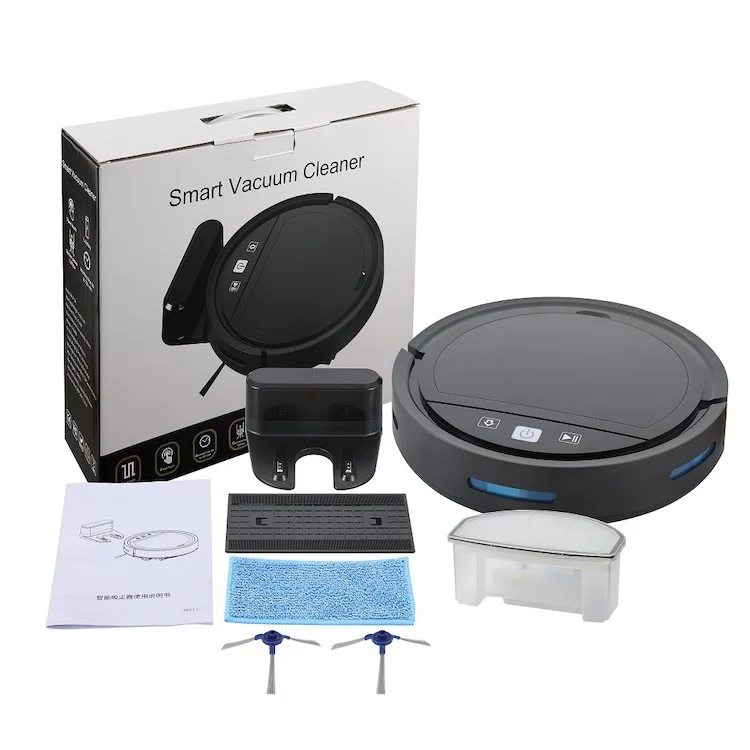 Vacuum Cleaners E118HW Automatic Wet and Dry Robot Sweeping With Water Spraying Tuya APP Smart Robot Vacuum Cleaner