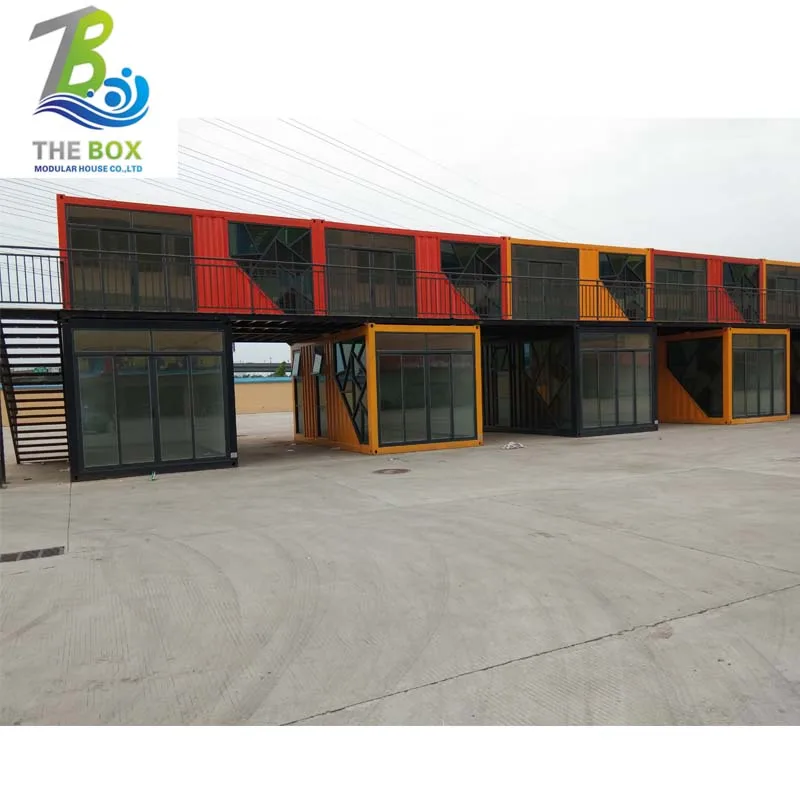 Luxury prefab house modular container homes 40 feet 20 feet steel structure