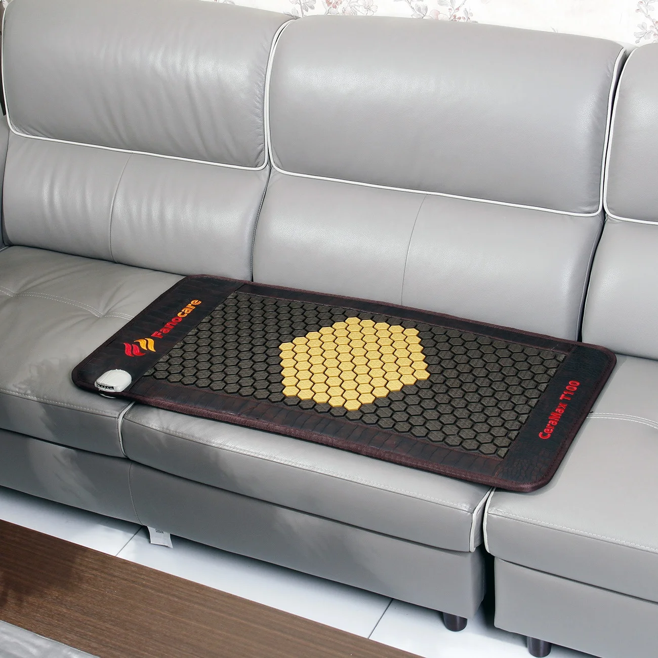 Горячая Распродажа, китайский производитель, медицинский камень, забота о здоровье, шестигранный турмалиновый мини-коврик, керамический германиевый турмалиновый матрас