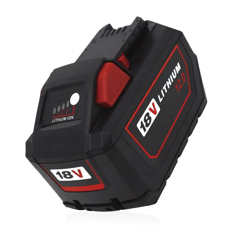 Hot Sale High Output Power Tool Battery for Milwaukees 18V 12.0Ah Lithium Ion Battery M18B Replacement Cordless Drill Battery